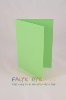 Doppelkarte - Faltkarte 240g/m² DIN B6 in pistazie