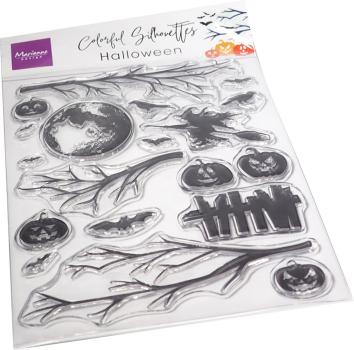Marianne Design - Clear Stamps - Colorful Silhouettes Halloween - Stempel 
