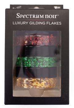 Spectrum Noir - Gilding Flakes - Christmas - 3x50ml - Dekometallflocken