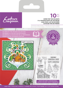 Crafters Companion - Home For the Holidays - Clear Stamps