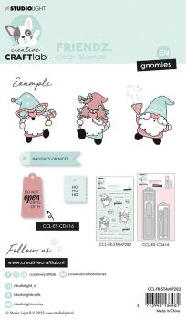 Creative Craft Lab - Studio Light - Clear Stamp - Gnomies - Stempel
