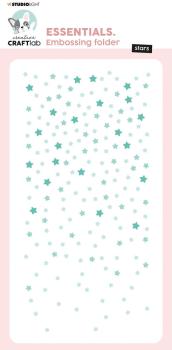 Creative Craft Lab - Studio Light - Embossingfolderl - Stars - Prägefolder