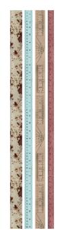 Studio Light - Washi Tape -  Vintage Rulers 