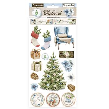 Stamperia " Romantic Cozy Winter" Chipboards