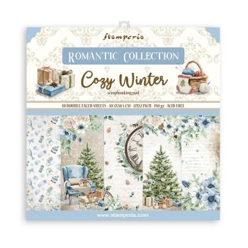 Stamperia "Romantic Cozy Winter" 12x12" Paper Pack - Cardstock