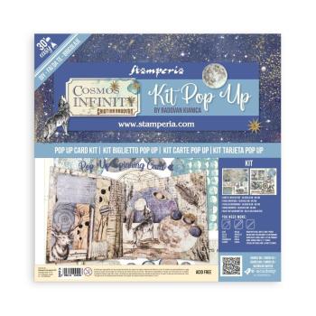 Stamperia - Pop Up Kit - " Cosmos Infinity " 12x12" Paper Pack - Cardstock