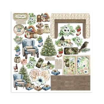 Stamperia - Pop Up Kit - " Romantic Cozy Winter " 12x12" Paper Pack - Cardstock