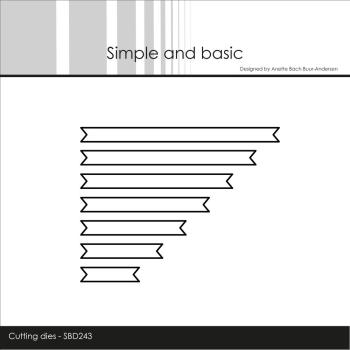 Simple and Basic - Dies - " Banners Narrow " - Stanze