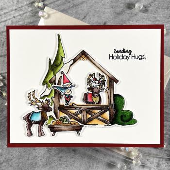 LDRS-Creative - Clear Stamps - Christmas Stable  - Stempel