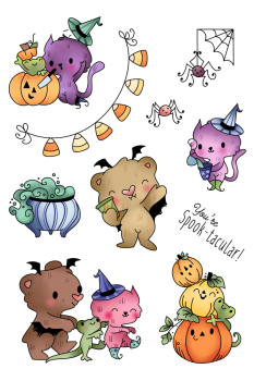 LDRS-Creative - Clear Stamps - Halloween Party - Stempel