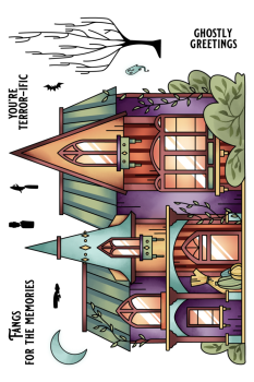 LDRS-Creative - Clear Stamps - Haunted Mansion - Stempel