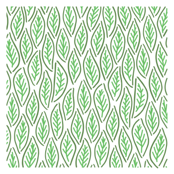 LDRS-Creative - Layering Stencil - Leaf Outline - Schablonel
