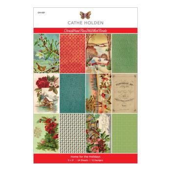 Spellbinders - Paper Pad 6x9 Inch - "Home for the Holidays" - Paper Pack