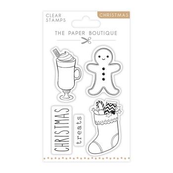 The Paper Boutique - Clear Stamp - " Christmas treats" - Stempel