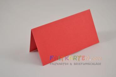 Tischkarte - Platzkarte 9 x 5 cm 240g/m² in rot