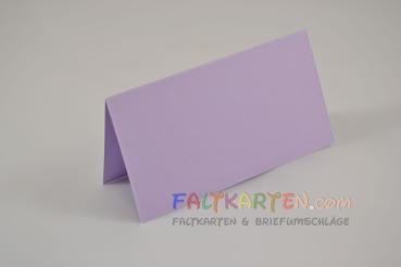 Tischkarte - Platzkarte 9 x 5 cm 240g/m² in lavendel