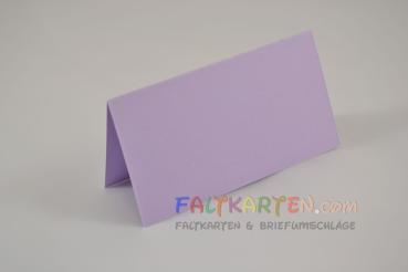Tischkarte - Platzkarte 9 x 5 cm 220g/m² in lavendel