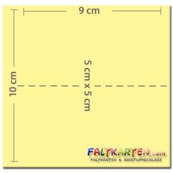 Tischkarte - Platzkarte 9 x 5 cm 225g/m² in tiefseeblau