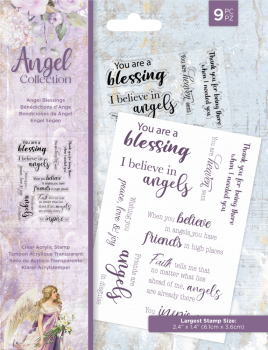 Crafters Companion - Angel Blessings - Clear Stamps