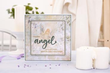 Crafters Companion - Stamp & Dies -Angel Kisses  - Stempel & Stanze 