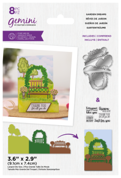 Gemini - Stamp & Dies -  Zig Zag Scene Builder - Garden Dreams - Stempel & Stanze 