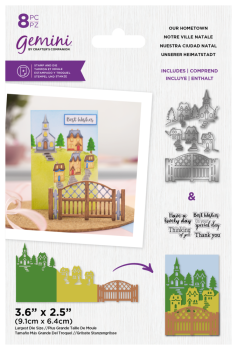 Gemini - Stamp & Dies -  Zig Zag Scene Builder - Our Hometown - Stempel & Stanze 