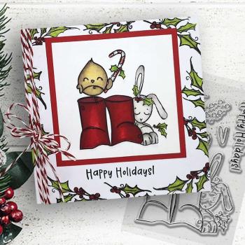Polkadoodles -Stempel - " Christmas Boots " - Clear Stamp-Set