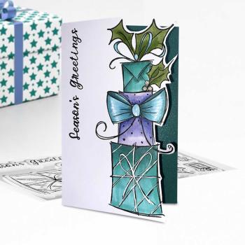 Polkadoodles  -Stempel - " Piles of Presents  " - Clear Stamp-Set