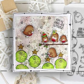 Polkadoodles  -Stempel - " Tweetest Christmas " - Clear Stamp-Set