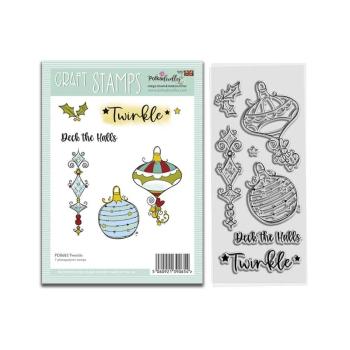 Polkadoodles  -Stempel - " Twinkles " - Clear Stamp-Set