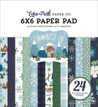 Echo Park - Paper Pad 6x6" - "Snowed In" - Paper Pack
