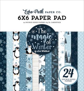 Echo Park - Paper Pad 6x6" - "The Magic Of Winter" - Paper Pack