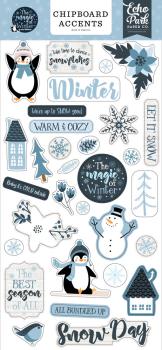 Echo Park - Chipboard - "The Magic Of Winter" - Sticker
