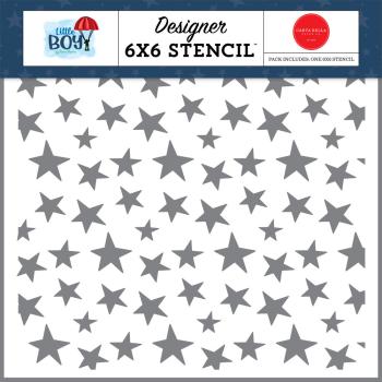 Carta Bella - Stencil 6x6" - "Awesome Stars" - Schablone