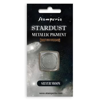 Stamperia - Stardust Metallic Pigment - " Silver Moon " - 0,5g - Pigmentpulver 
