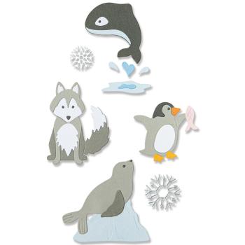 Sizzix Thinlits Craft Die-Set -  Arctic Animals 