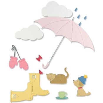 Sizzix Thinlits Craft Die-Set -  Rainy Day 