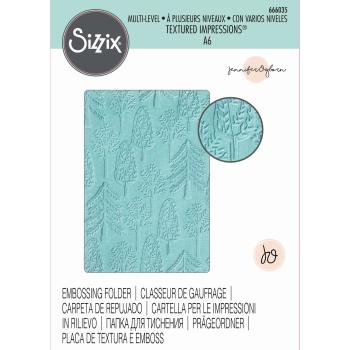 Sizzix 3D Embossing Folder Forest - 3D Prägefolder
