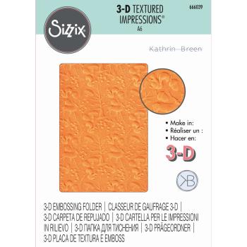 Sizzix 3D Embossing Folder Winter Woodland - 3D Prägefolder