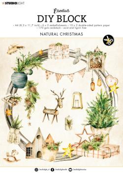 Studio Light - DIY Block - Natural Christmas - Stanzteile - Designpapier
