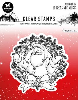 Studio Light - Clear Stamps - "Wreath Santa " - Stempel 