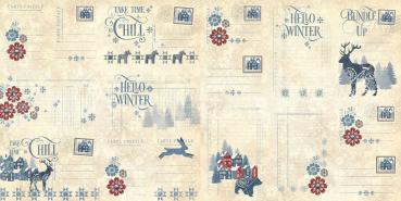 Graphic 45 "Let´s Get Cozy " Ephemera - Stanzteile & Journaling Cards