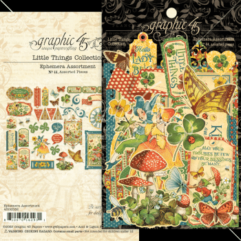Graphic 45 "Little Things" Ephemera - Stanzteile