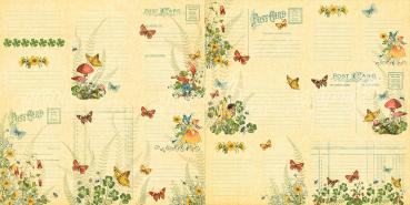 Graphic 45 "Little Things " Ephemera - Stanzteile & Journaling Cards