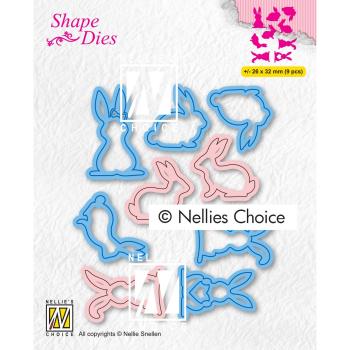 Nellie Snellen - Shape Dies - " Collection of Hares-1 " - Stanze
