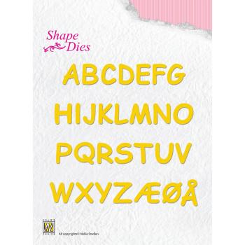 Nellie Snellen - Shape Dies - " Alphabet (Capitals) " - Stanze