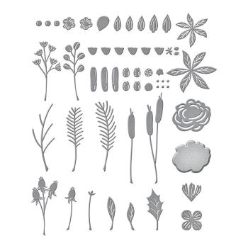 Spellbinders Dies "Holiday Blooms" Stanzschablonen