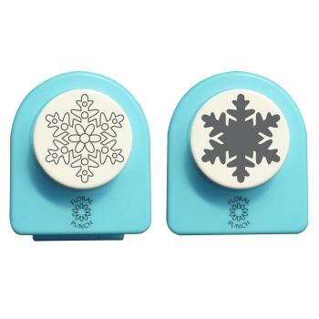 Nellie's Choice - Floral Punch Jumbo - " Snowflake " - Motivstanzer - Handstanzer - Groß