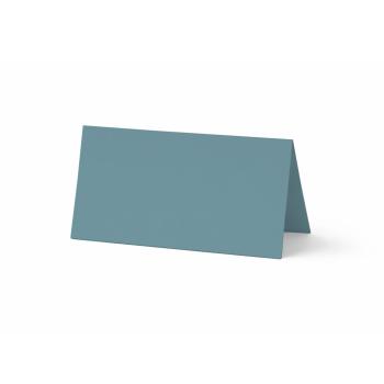 Tischkarte - Platzkarte 9 x 5 cm 240g/m² in petrol