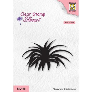 Nellie's Choice - Silhouet Clear Stamp - " Crowns of Tree Yucca " - Stempel
